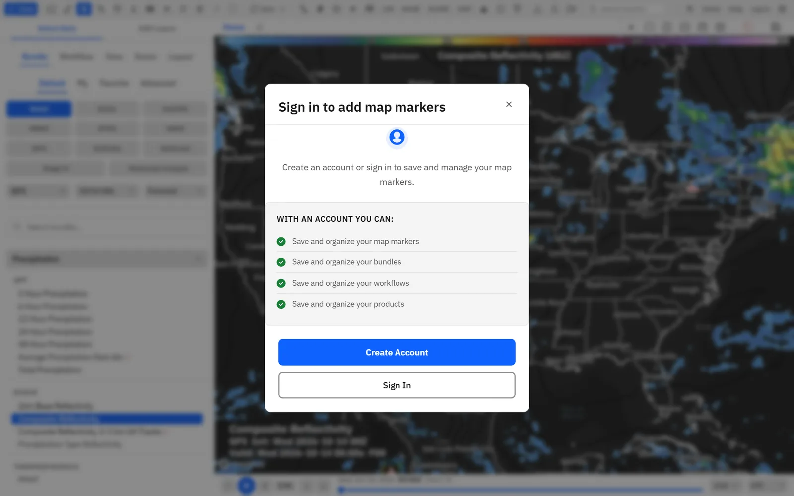 A single click on Name markers opens Manage Name Markers.